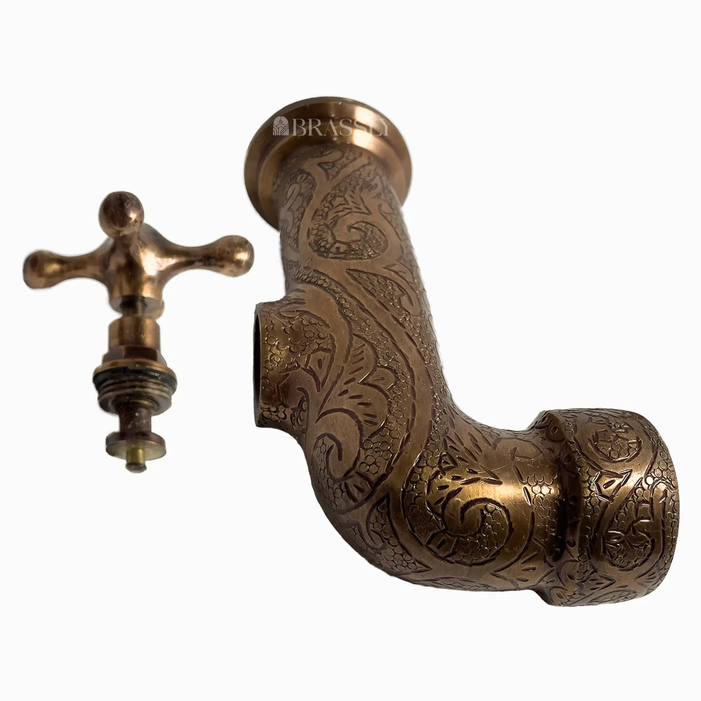 Wall Mounted Copper Or Brass Tap, Moroccan Handmade Faucet