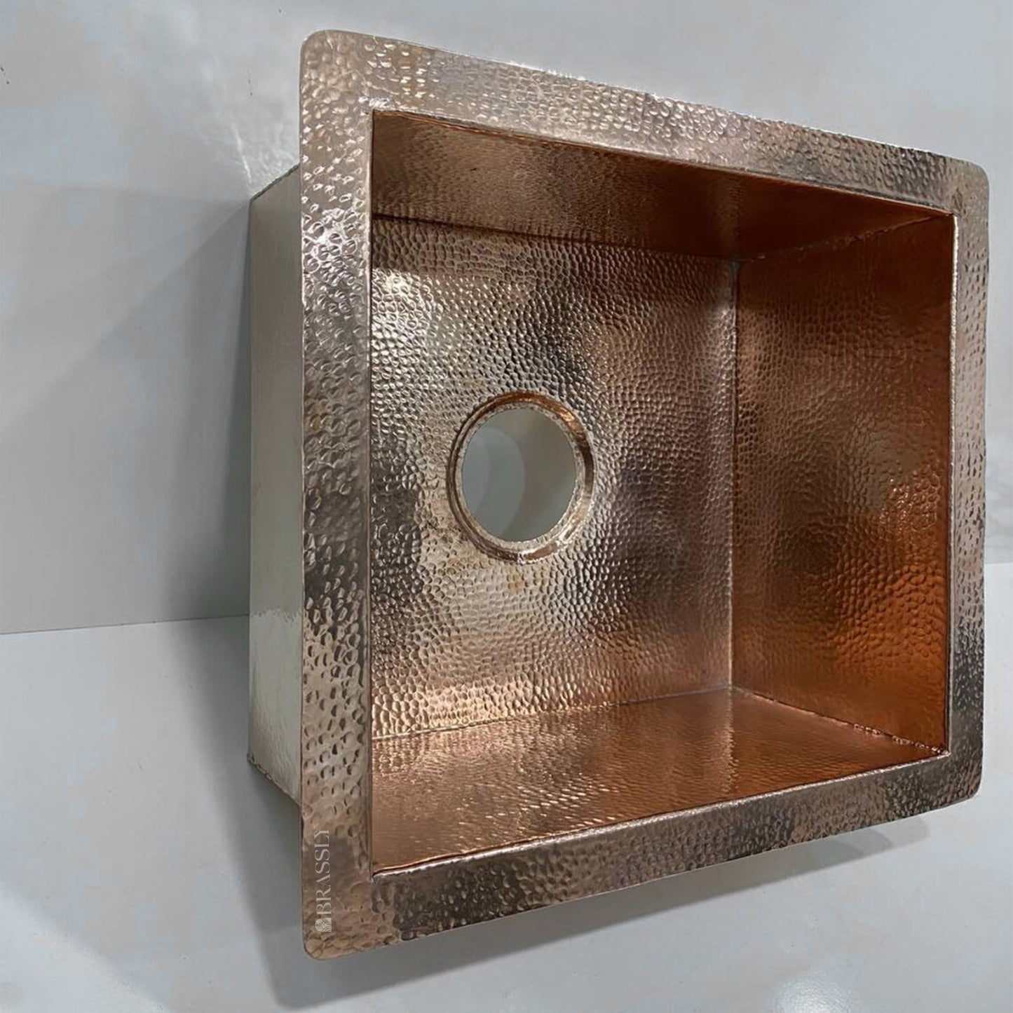 Handcrafted Solid Copper Kitchen Sink - Undermount & Unlacquered, Customizable Hand Hammered or Smooth Finish