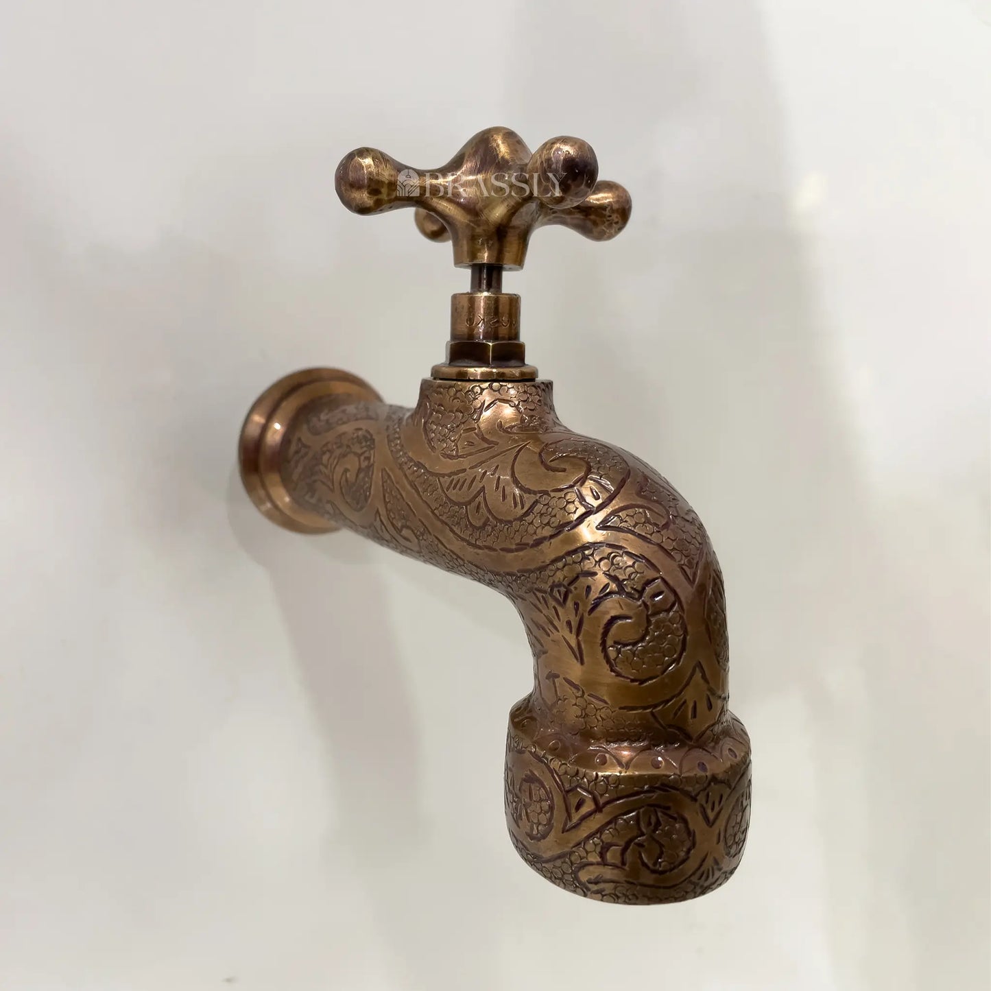 Wall Mounted Copper Or Brass Tap, Moroccan Handmade Faucet