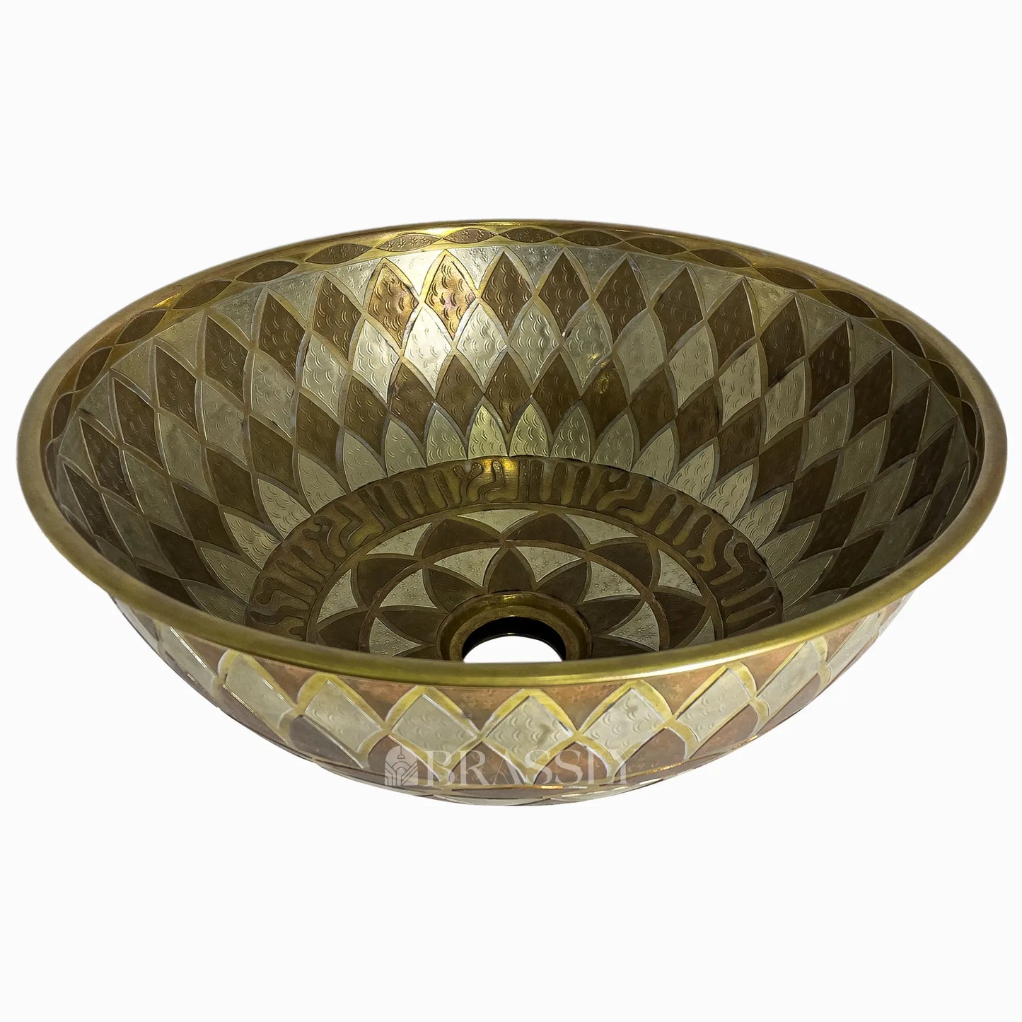 Brass Copper Single Dropped in Sink, Solid Brass Sink