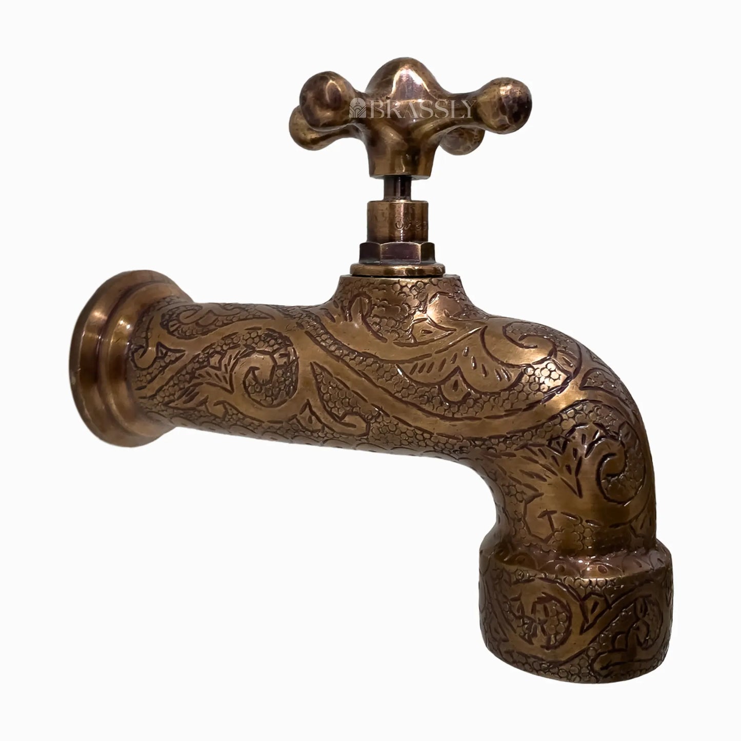 Wall Mounted Copper Or Brass Tap, Moroccan Handmade Faucet