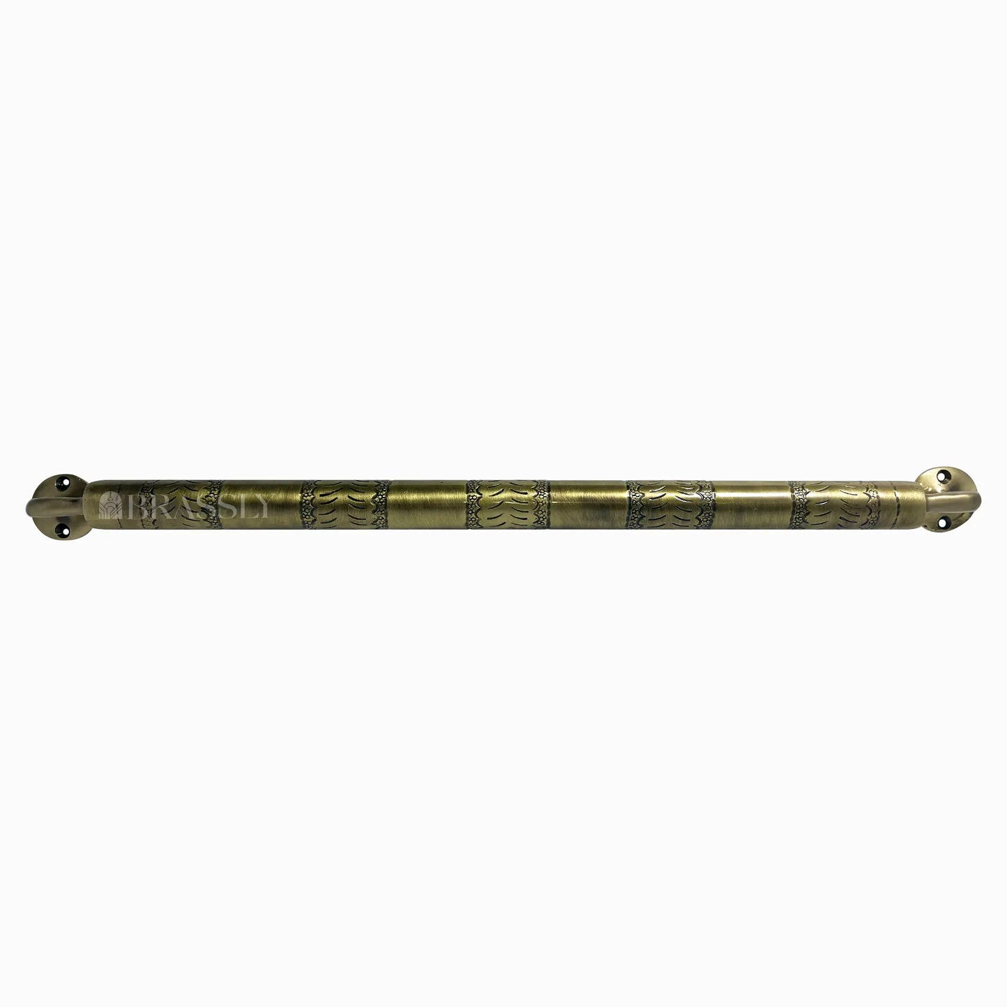 Engraved Brass Hanging Rail