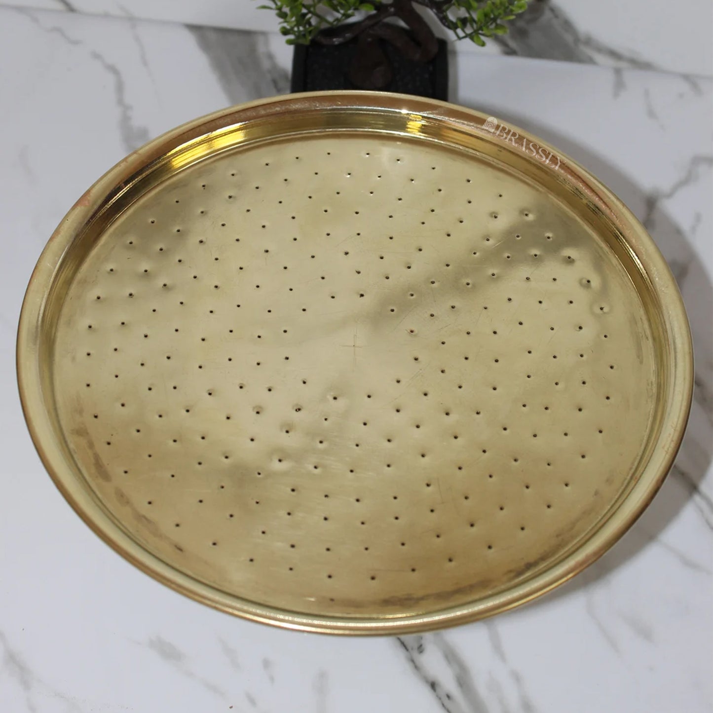 Unlacquered Solid Brass Rain Shower Head, Round Or Rectangular Design