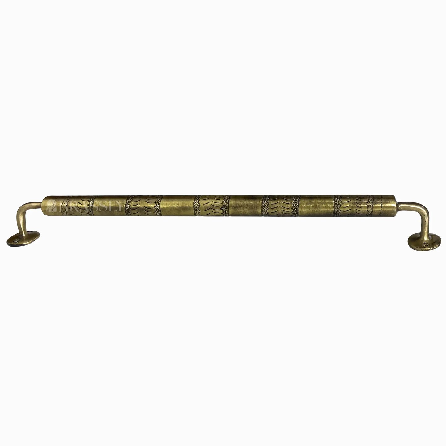 Engraved Brass Hanging Rail