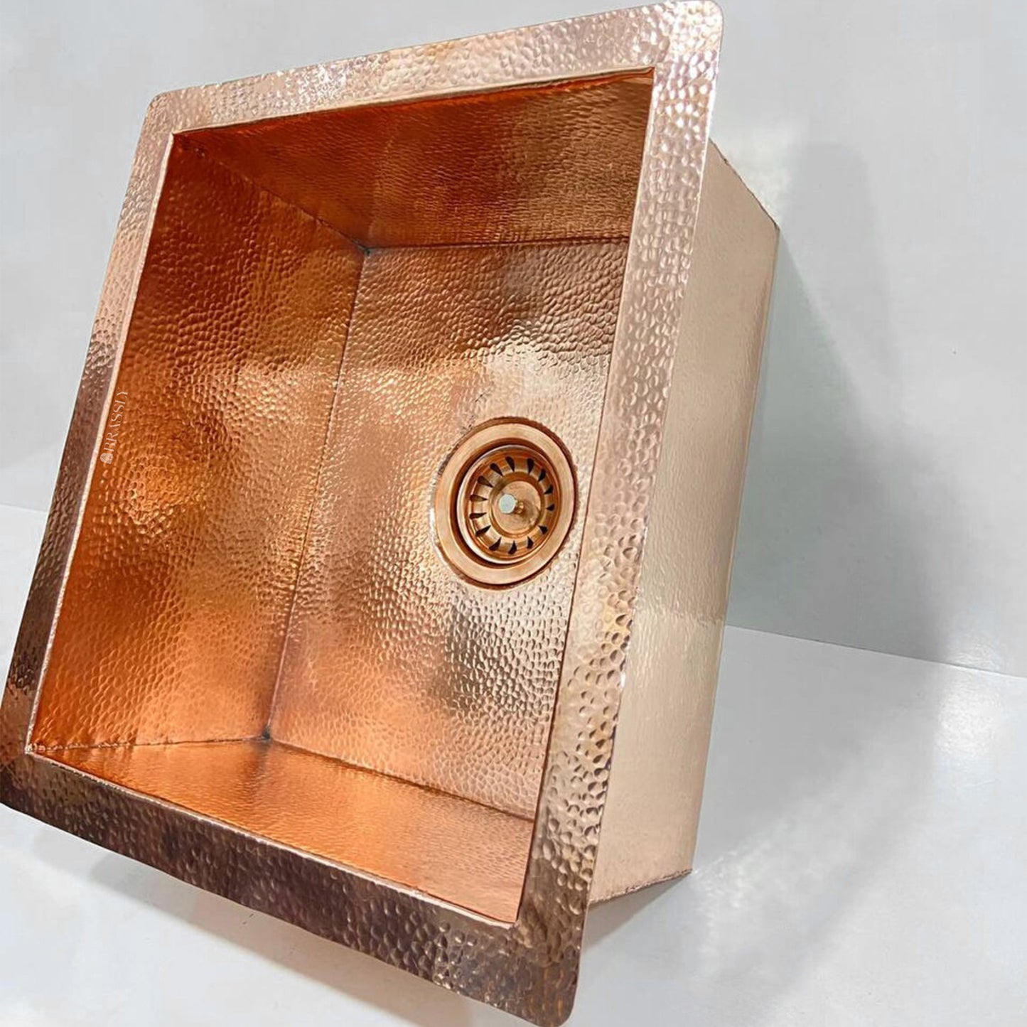 Handcrafted Solid Copper Kitchen Sink - Undermount & Unlacquered, Customizable Hand Hammered or Smooth Finish