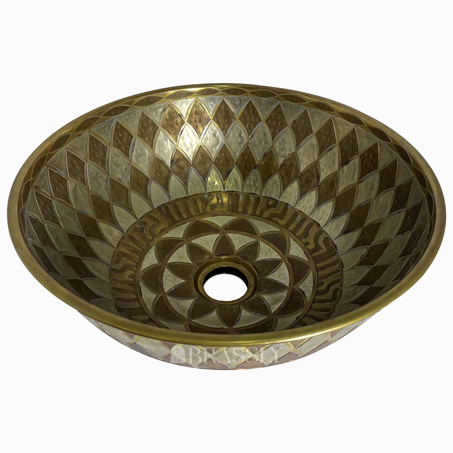 Brass Copper Single Dropped in Sink, Solid Brass Sink