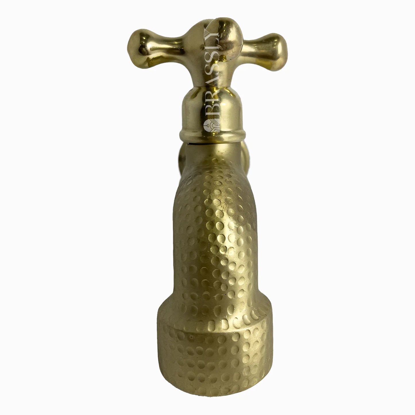 Copper Wall Mount Water Tap, Engraved Moroccan Faucet