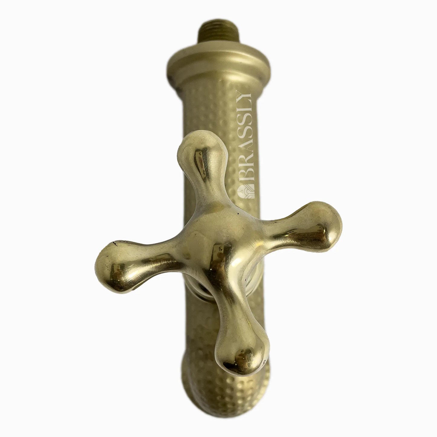 Copper Wall Mount Water Tap, Engraved Moroccan Faucet