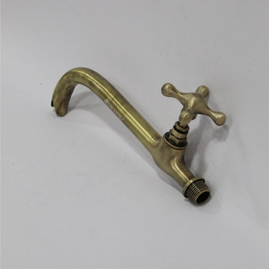 Bronze Water Tap, Vintage Golden Bath Tap, Moroccan Style Old Faucet