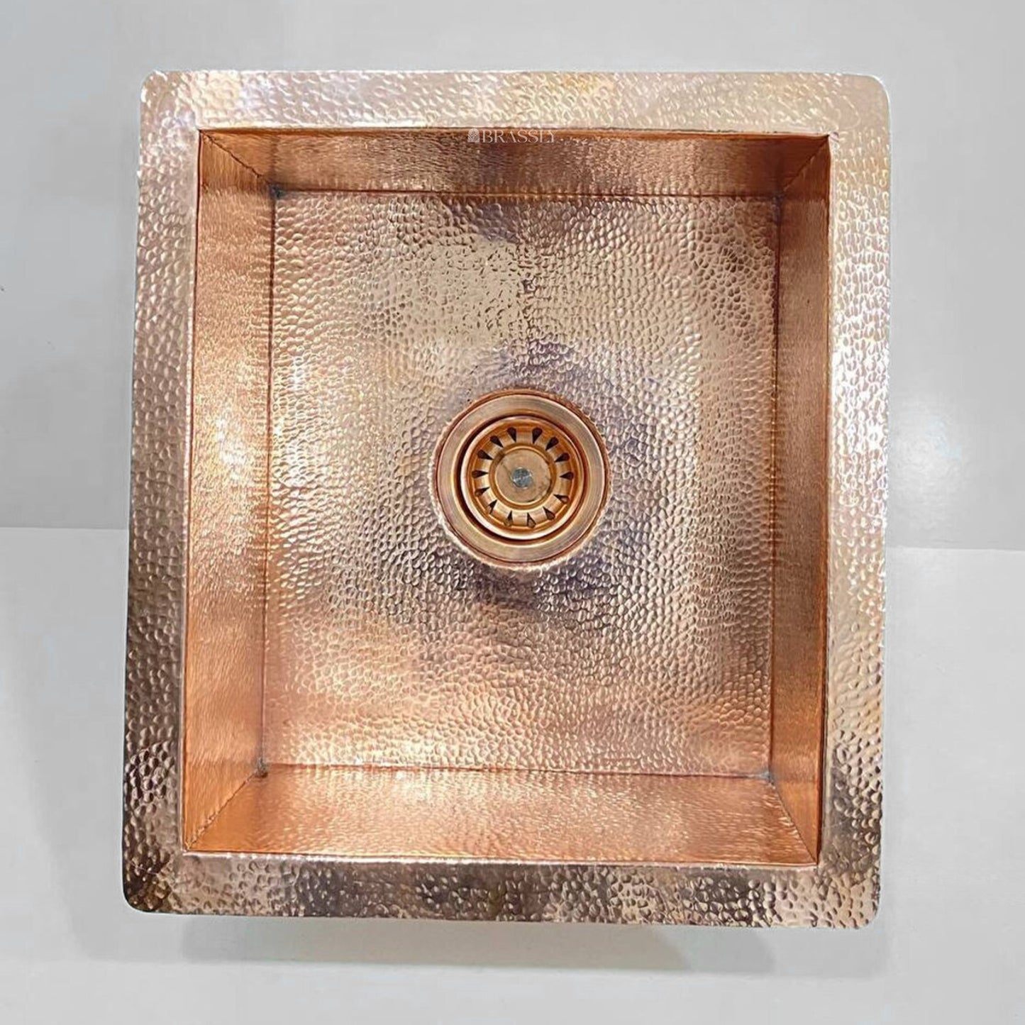 Handcrafted Solid Copper Kitchen Sink - Undermount & Unlacquered, Customizable Hand Hammered or Smooth Finish