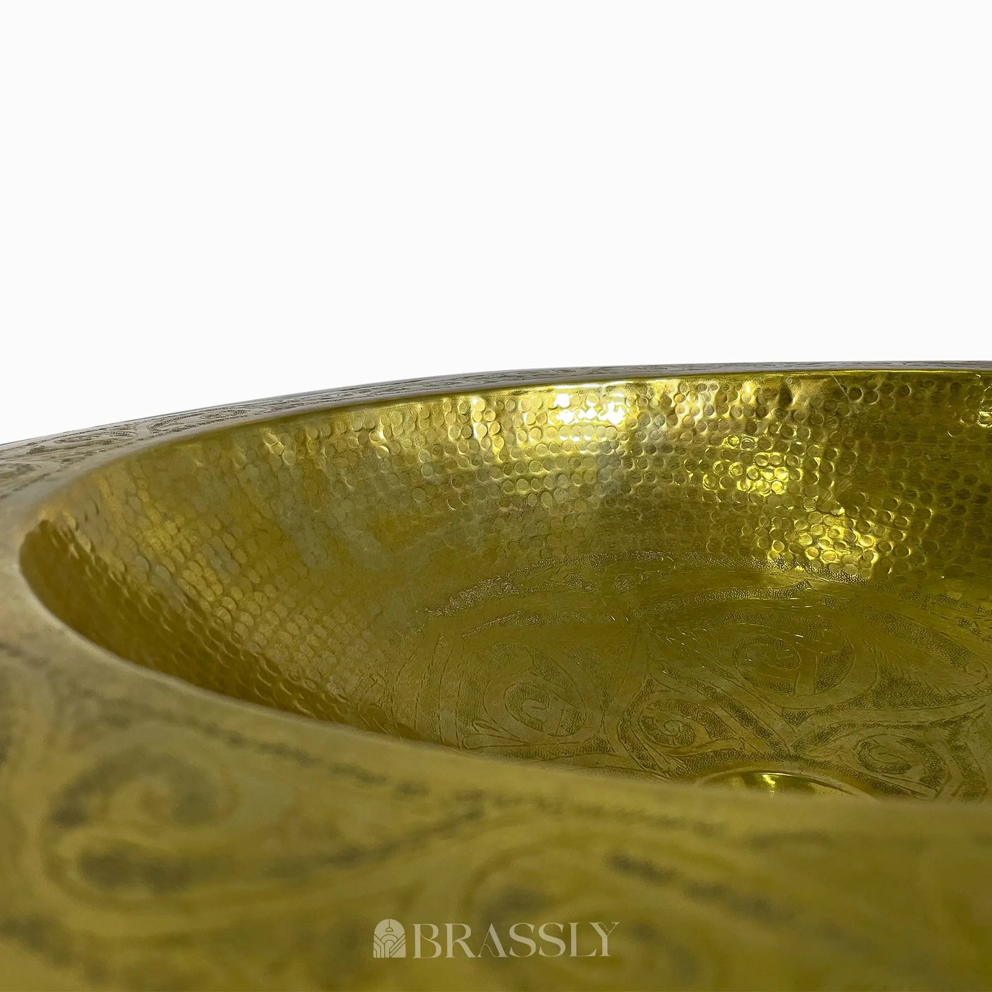 Engraved Brass Sink, Brass Bathroom Sink, Bohemian Antique Vessel Sink