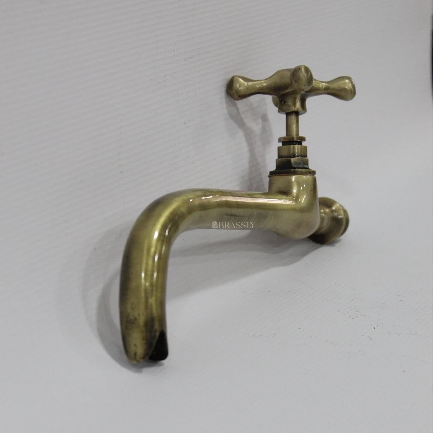Bronze Water Tap, Vintage Golden Bath Tap, Moroccan Style Old Faucet