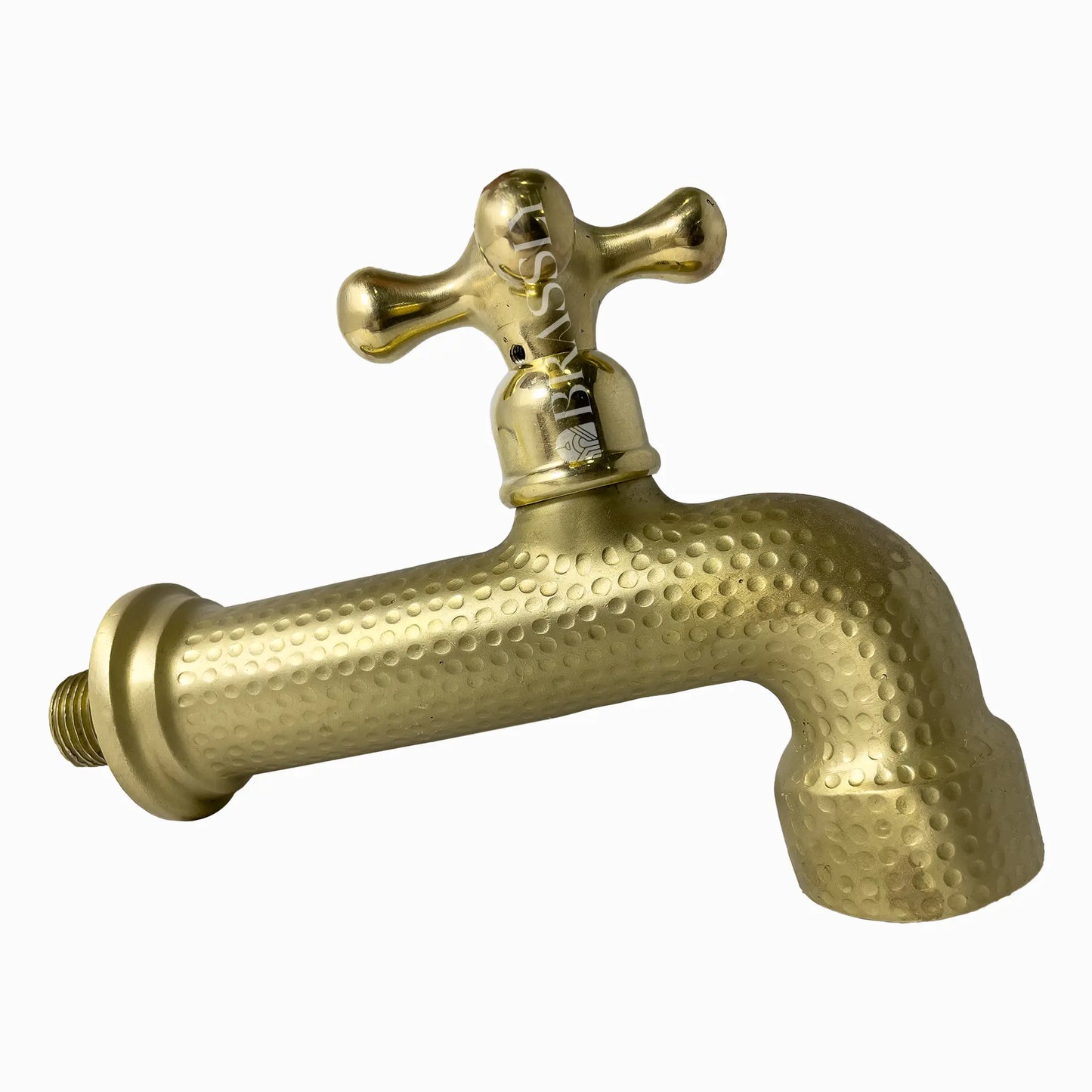 Copper Wall Mount Water Tap, Engraved Moroccan Faucet