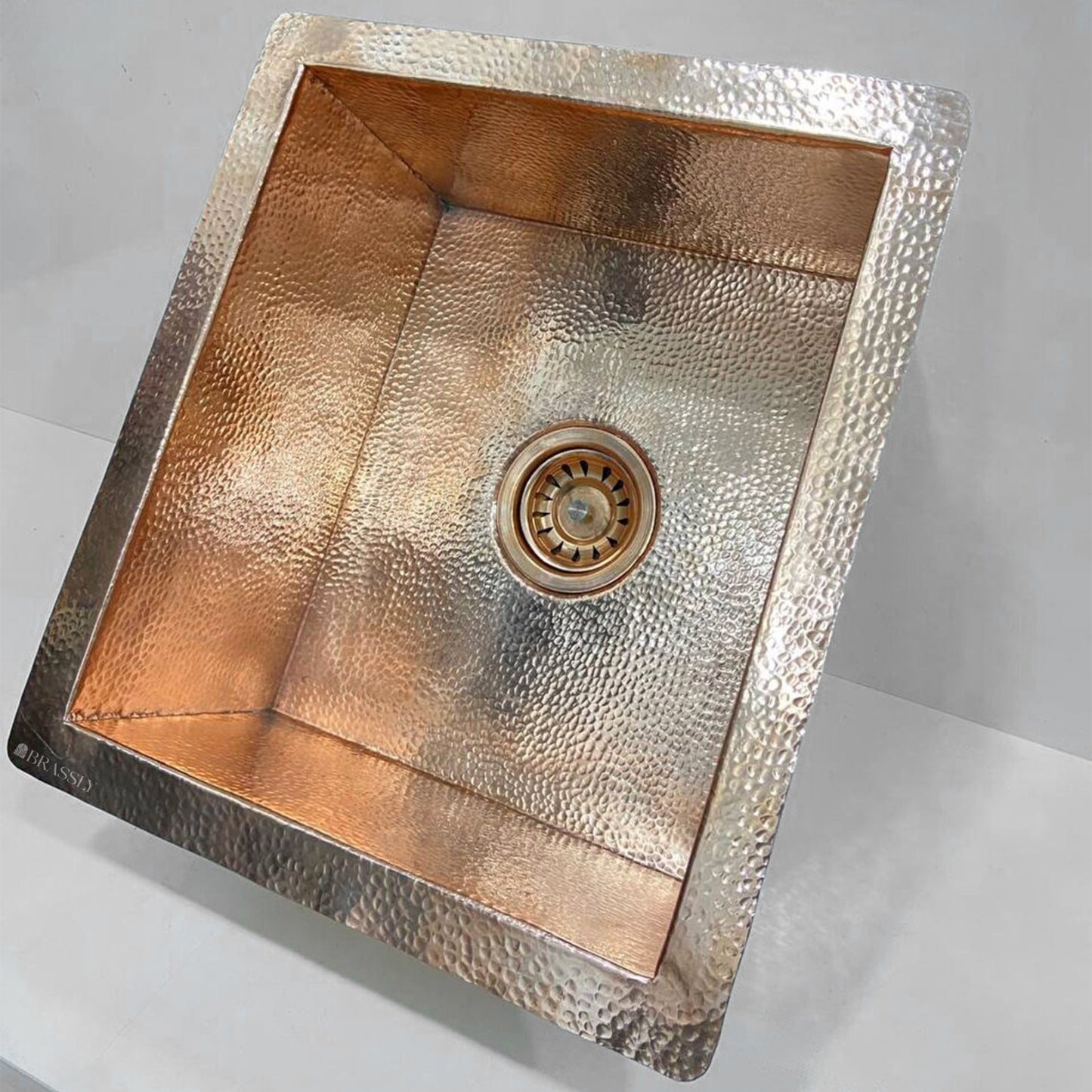 Handcrafted Solid Copper Kitchen Sink - Undermount & Unlacquered, Customizable Hand Hammered or Smooth Finish