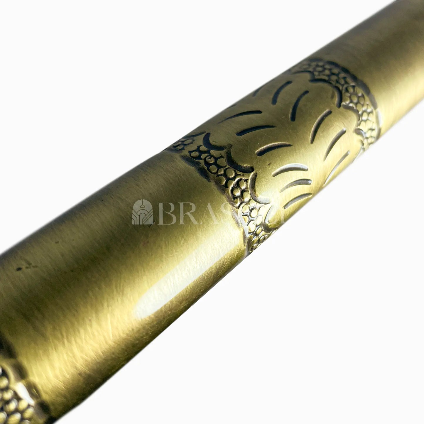 Engraved Brass Hanging Rail