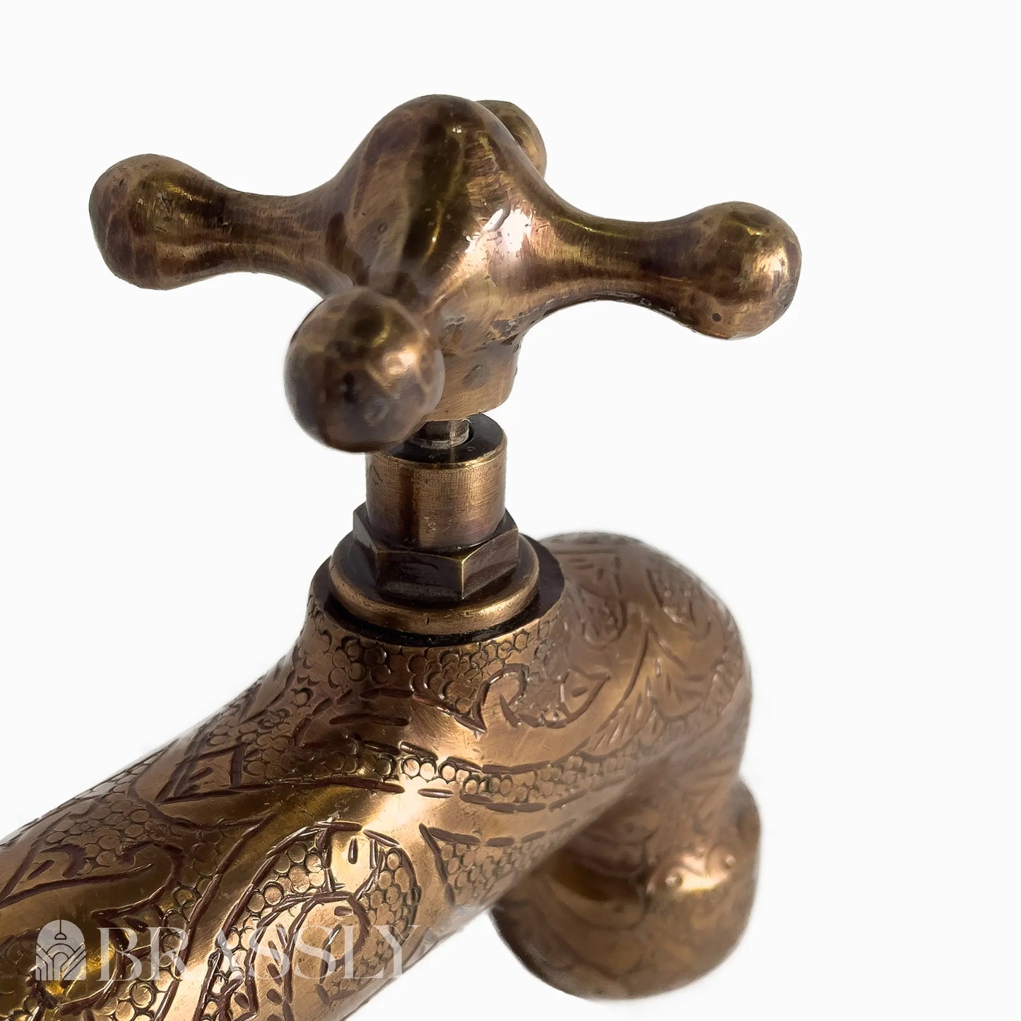 Wall Mounted Copper Or Brass Tap, Moroccan Handmade Faucet