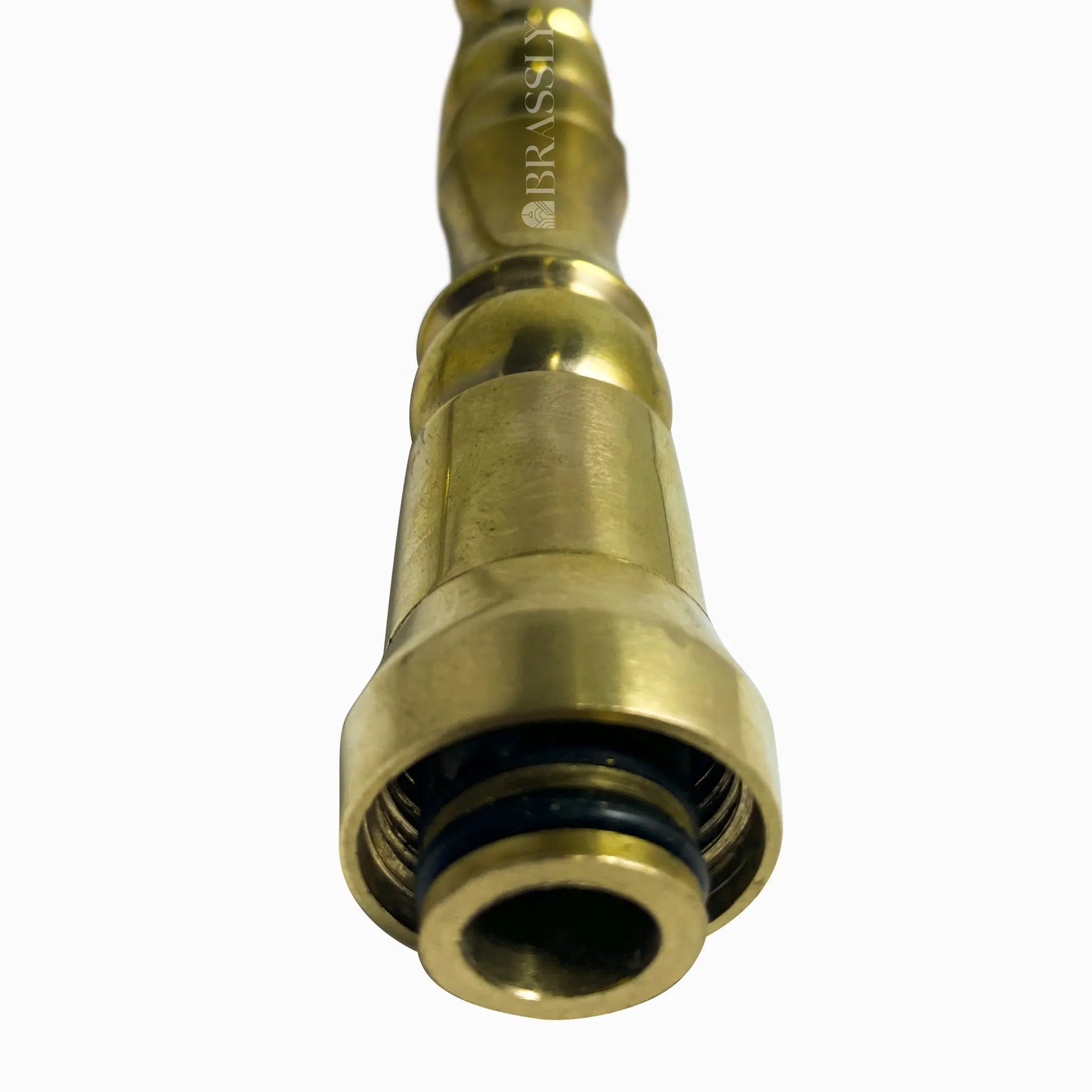 Unlacquered Brass 8" Bridge Tap, Deck Mount Tap, Vintage Kitchen Sink Tap