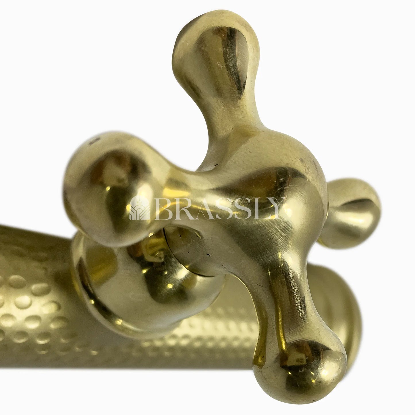 Copper Wall Mount Water Tap, Engraved Moroccan Faucet