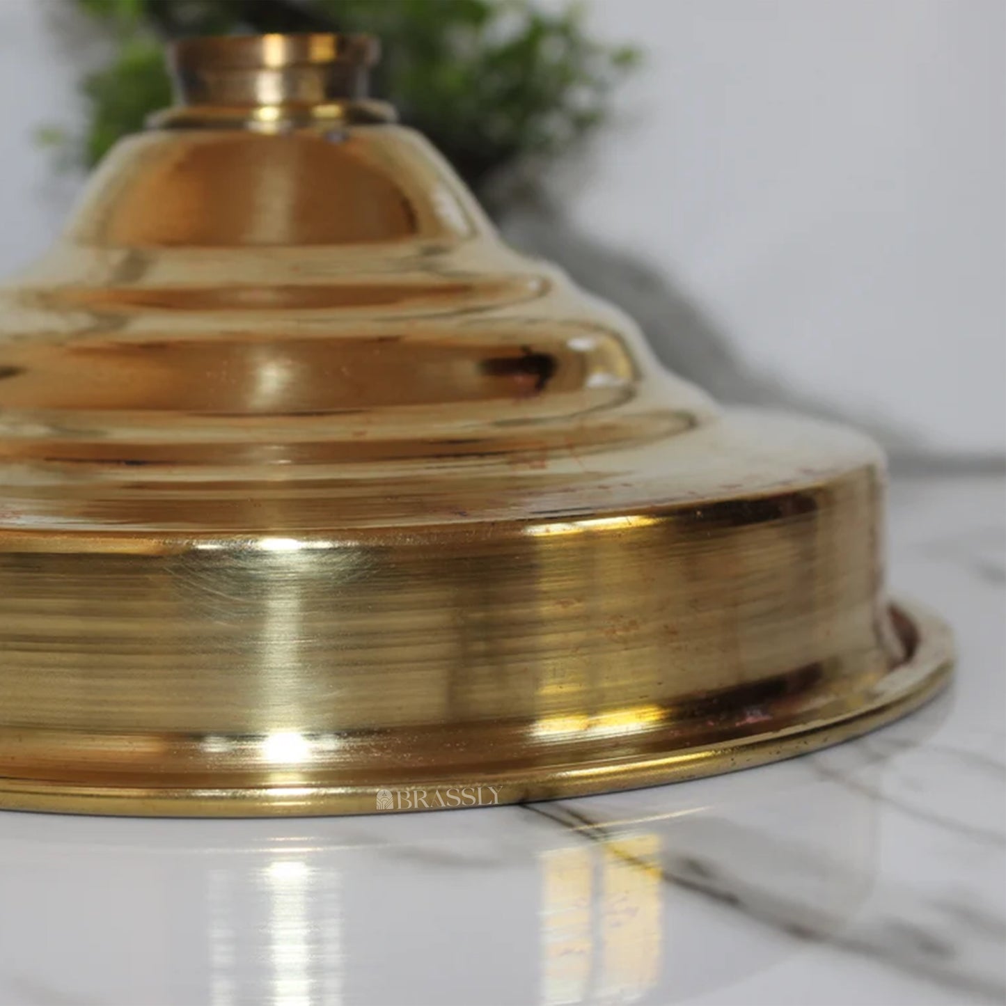 Unlacquered Solid Brass Rain Shower Head, Round Or Rectangular Design