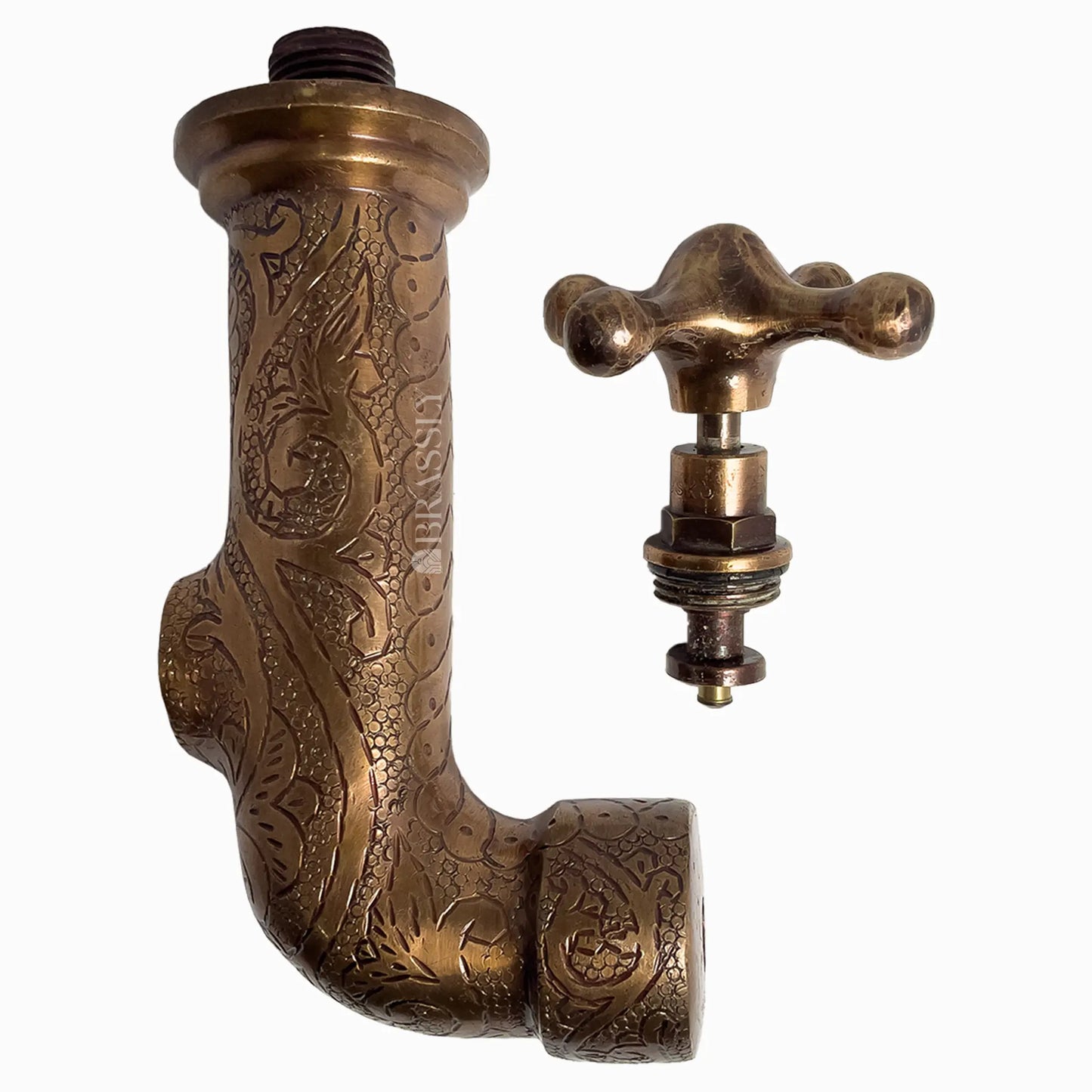 Wall Mounted Copper Or Brass Tap, Moroccan Handmade Faucet