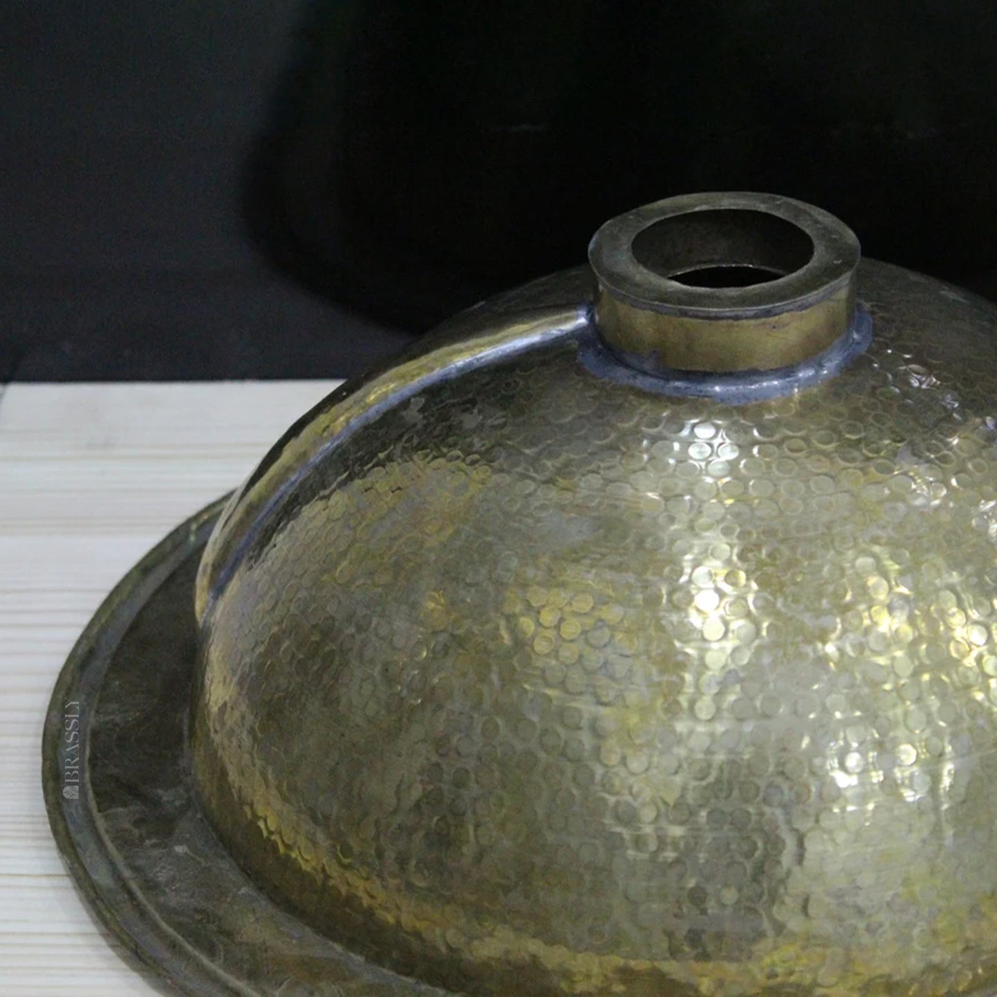 Handcrafted Moroccan Drop-In Bathroom Sink - Brass Basin Sink for Modern Bathrooms