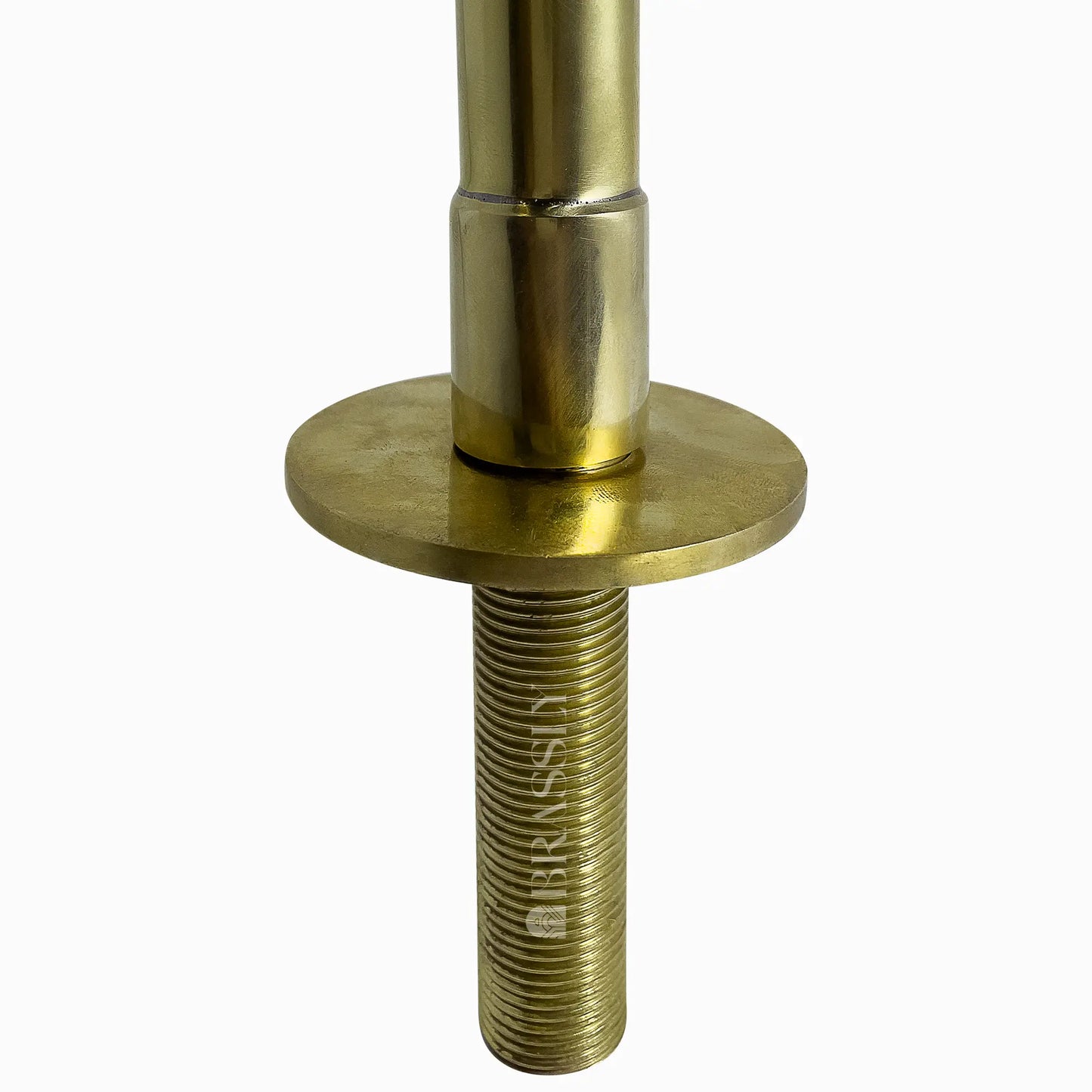 Unlacquered Brass 8" Bridge Tap, Deck Mount Tap, Vintage Kitchen Sink Tap