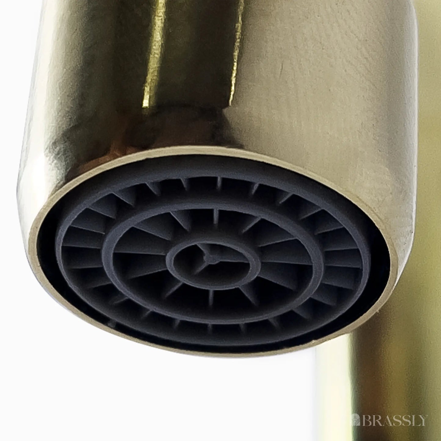 Unlacquered Brass 8" Bridge Tap, Deck Mount Tap, Vintage Kitchen Sink Tap