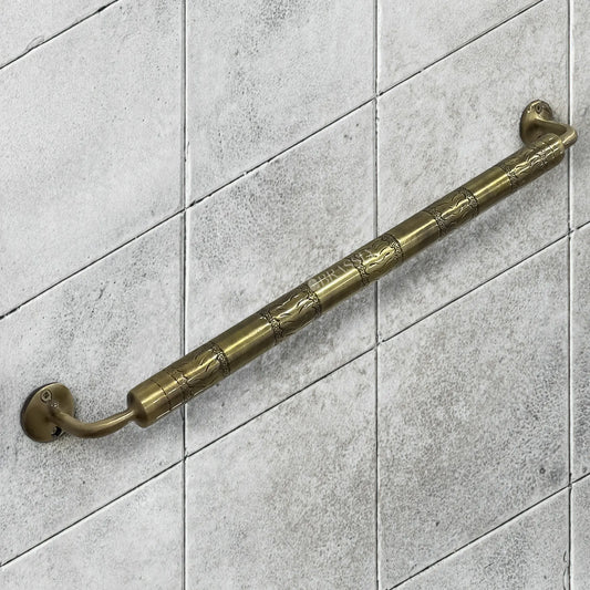 Engraved Brass Hanging Rail