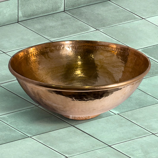 Copper Sink Bowel, Hammered Bathroom Vanity Basin, Antique Copper Sink