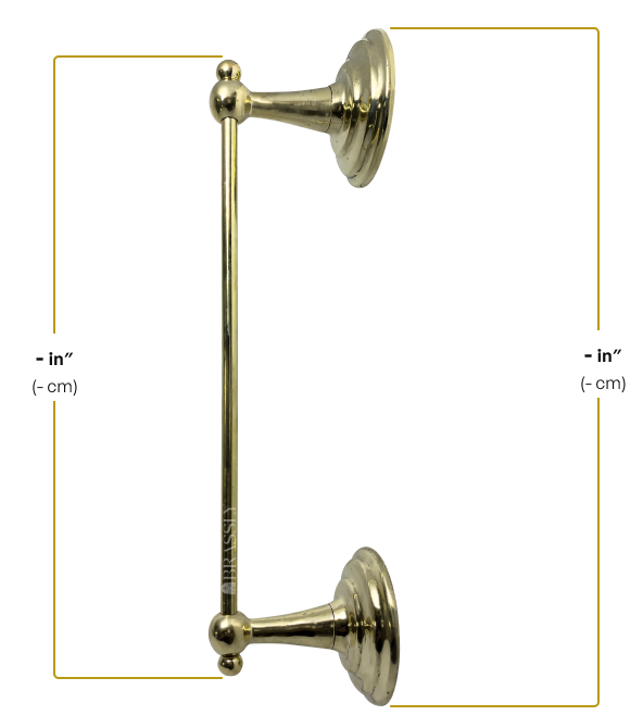 Brass Hanging Rail, Towel Rails, Antique Brass