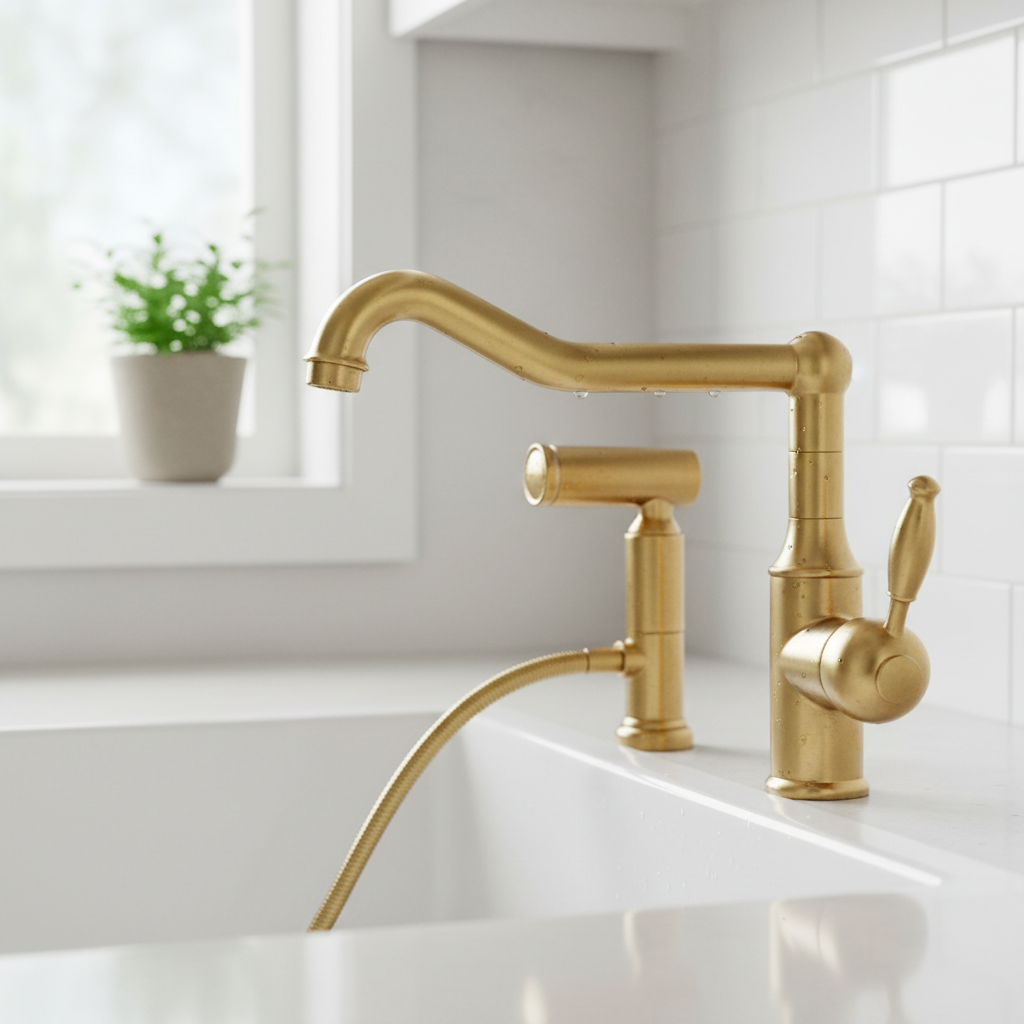 Brass Faucet with Sprayer: The Complete Guide to Style, Function & Installation