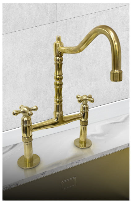 Brass Kitchen Taps – Complete Guide to Brushed, Antique, Satin & Modern Brass Tapware