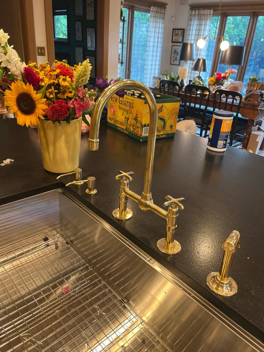 Brass Faucets: Old, Decorative & Vintage — Newport, Aquabrass, Central & Chicago