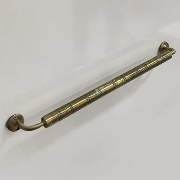 Engraved Brass Hanging Rail