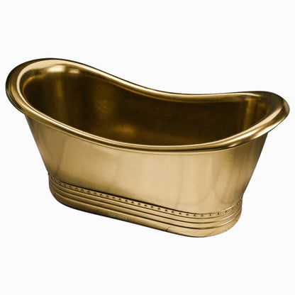 Luxury Handmade Hammered Brass Bathtub – Freestanding Antique Soaking Tub