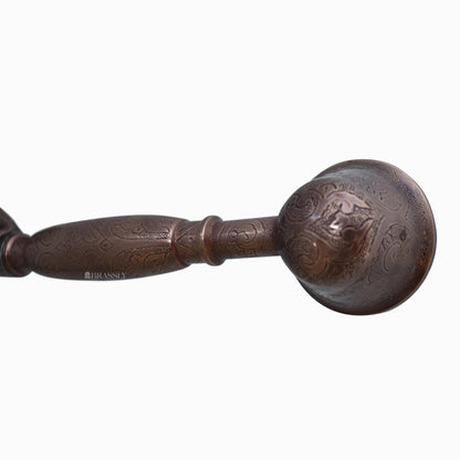 Unlacquered Copper Shower System with Vintage Round Showerhead, Handheld Shower