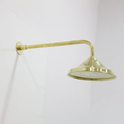 Brass Shower System, Straight Tub Filler And Head Shower, Plumbing Fixtures
