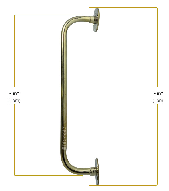Unlacquered Brass Wall Mounted Hanging Rail, Brass Kitchen Hanging Rail