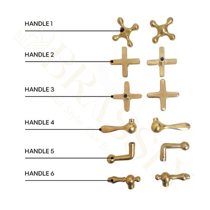 Solid Copper Bridge Faucet 8" - Premium Unlacquered Kitchen Faucet with Side Sprayer And Straight Legs